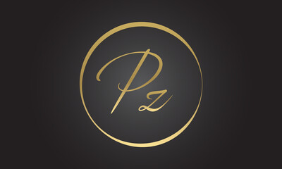Initial PZ Letter Logo With Creative Modern Business Typography Vector Template. Creative Letter PZ Logo Vector.