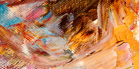 Colorful abstract background wallpaper. Modern motif visual art.  Mixtures of oil paint. Trendy...