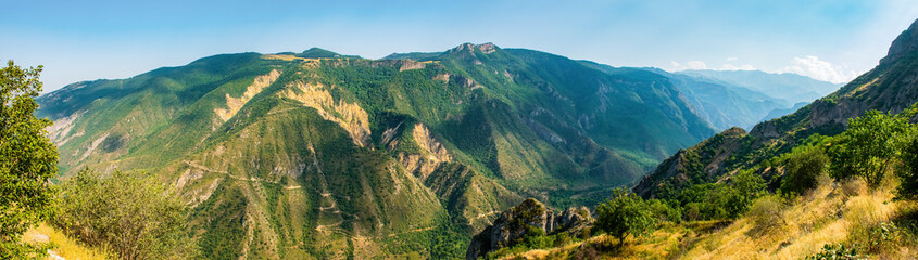 Naklejka premium mountain landscape in the summer