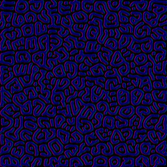 Organic turing reaction diffusion pattern. Abstact seamless texture.
