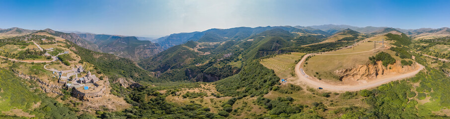 Naklejka premium panorama of the mountains