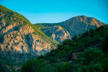 Obraz premium mountain landscape with mountains
