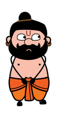 Shy Pandit Cartoon