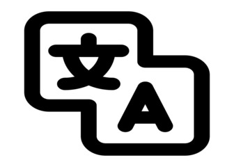 Translate icon. Simple illustration.good for web and mobile app