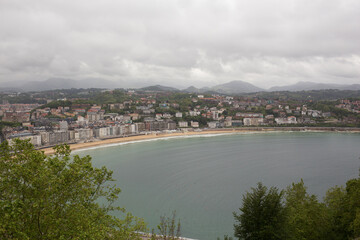 Fototapeta premium panorama of the San Sebastian