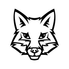 Mascot stylized fox head.