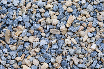 Lot of stones on the ground, good way about decoration.