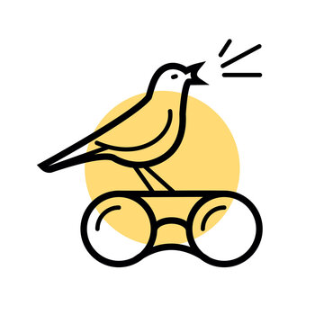Bird watching logo