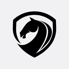 Silhouettes of horses Free Vector Animals