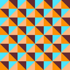 Obraz premium Vector square pyramid ornament pattern