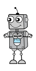 Folded Arms Robot cartoon