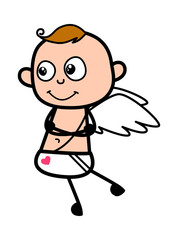 Folded Arms Angel cartoon