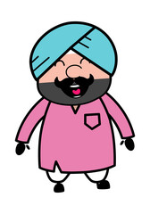 Adorable Cute Sardar cartoon
