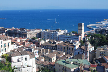 Fototapeta premium Italia: Salerno,paesaggio marino,Luglio 2020.