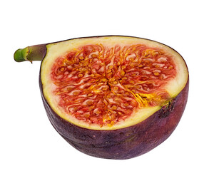 Fig isolated on white background
