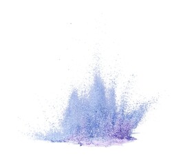 Abstract powder splatted.