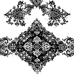 black lace pattern
