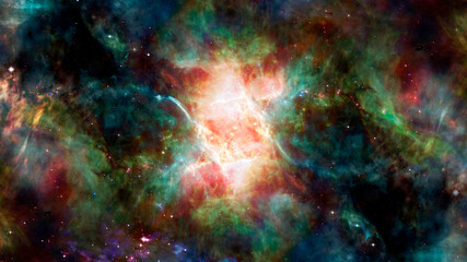 Obraz na płótnie Canvas Universe background stars. Elements of this image furnished by NASA