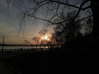 Naklejka premium embankment