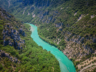 The Verdon River in the French Alpes - travel photography