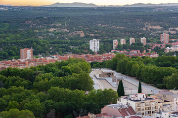 From Madrid to heaven (bird's eye view), Spain, Europe