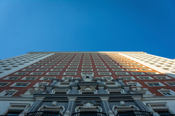 Spectacular building in Madrid, Spain, Europe