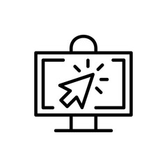 Online Shop Logo. Icon design. Template elements