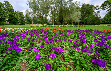 The Croydon Road Recreation Ground in Beckenham (Greater London), Kent, UK. The recreation ground...