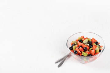 fresh vegetables on a plate