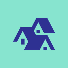 House logo. Icon design. Template elements