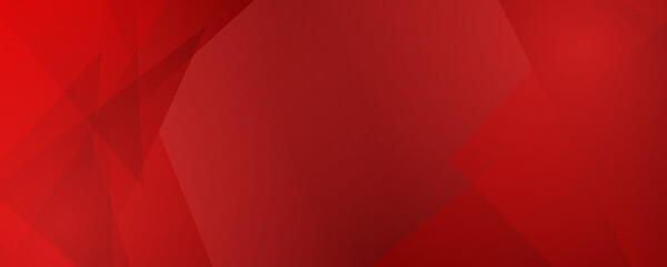 Abstract lines pattern technology on red triangle gradients background.