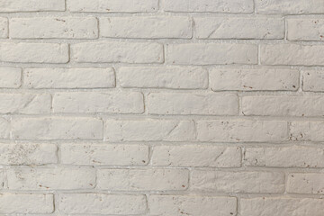 Fototapeta premium white brick wall texture for background