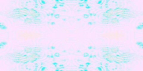 Seamless Pattern Textile Kaleidoscope. Watercolor