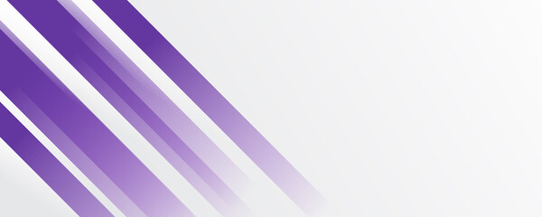 Vector abstract purple white banner background
