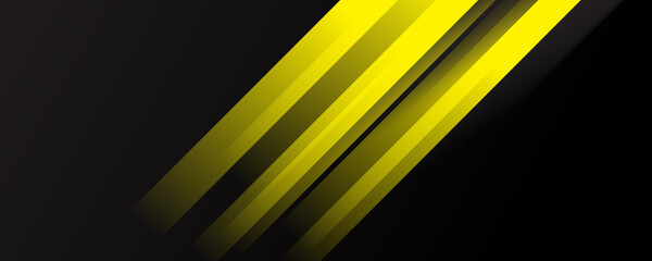 Abstract template yellow geometric triangles contrast black background. You can use for corporate design, cover brochure, book, banner web, advertising, poster, leaflet, flyer