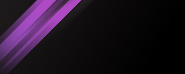 Modern simple minimalist purple black presentation wide banner background with business and corporate concept