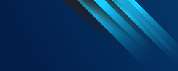 Abstract background dark blue with modern corporate concept for wide banner