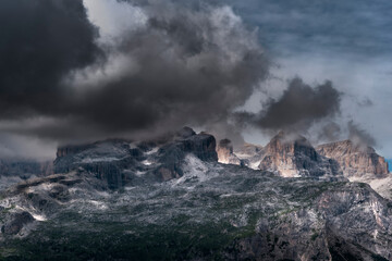 Sella Group landscape, Alta Badia, Dolomites, Italy