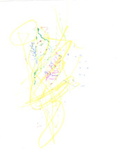 Wall Art Canvas. Spring Child Illustration.