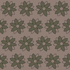 Pattern with flowers