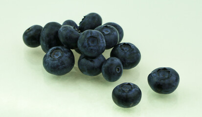 Blueberry fruit close up photo  blue berry