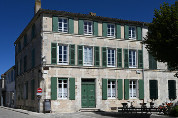 Façade de maison sur un Ile de Vendée