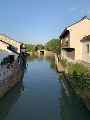 Fototapeta na wymiar Canal à Suzhou, Chine