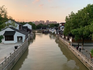 Fototapeta premium Canal à Suzhou, Chine