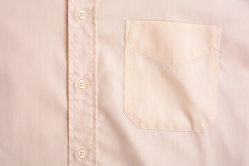 Close up of a orange mens shirts
