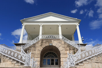 Russia, St. Petersburg, July 10, 2020, Cameron Gallery. In the photo, the Cameron Gallery in...