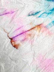 Tie Dyeing. Tie Watercolor Aztec Element. Rainbow Stain Graphic Texture. Background Tie Dyeing. Color Retro Repeat Art. Tie Dress.