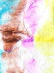 Vivid Watercolor Design. Indian Ikat. Ethnic