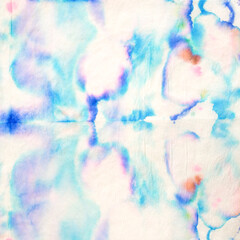 Splash Dyed Texture. Indian Ikat. Tie Dye