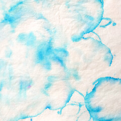 Splash Shibori Fabric. Indian Ikat. Watercolor
